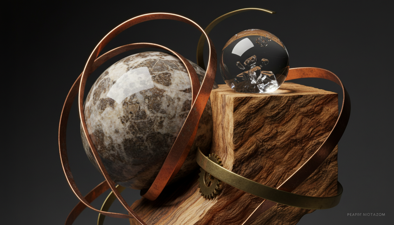 Natural building materials — stone, wood, water